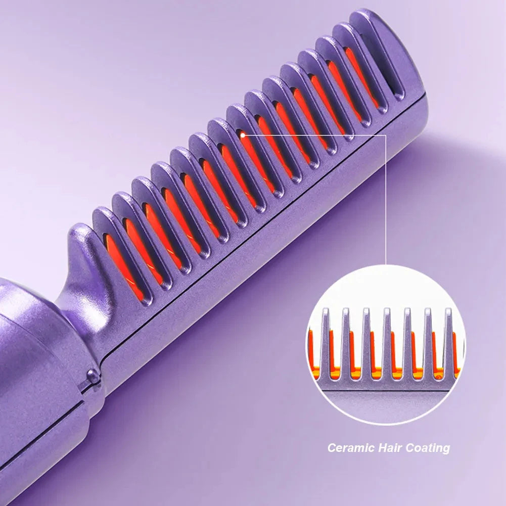 Wireless Hair Straightener Comb